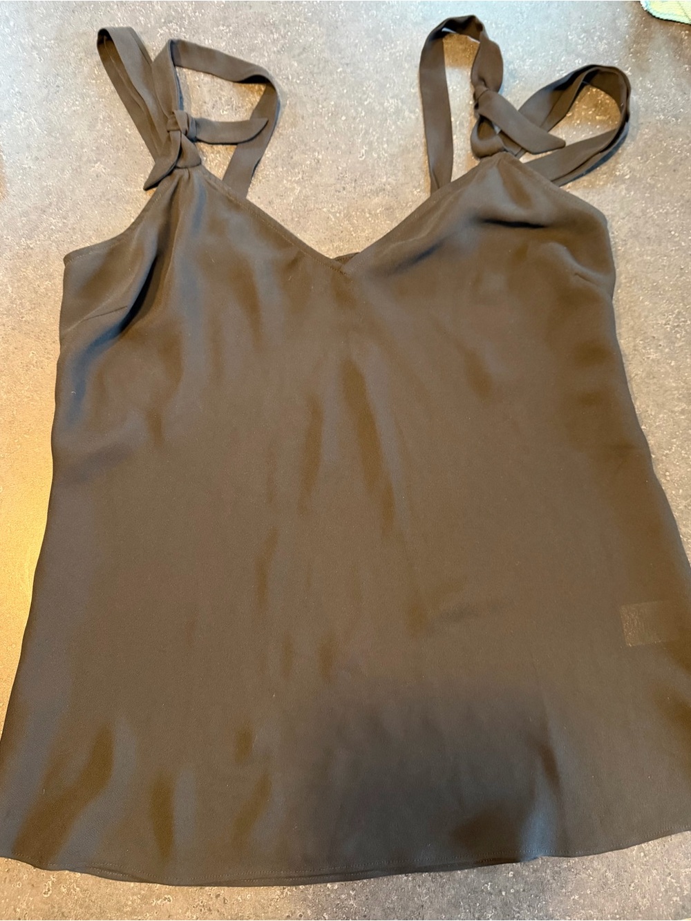 Trouvé Women’s XS Black Tie Shoulder V-Neck Camisole Tank Top